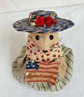 Mouse primitive fourth Of July patriotic flag grunged