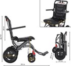 Lightweight Transport Wheelchair 18 Inch Wide