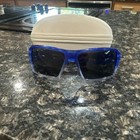 Oakley Sunglasses Eye Patch 2 Blue Clear Fade With Original Case Vhtf Euc Nr