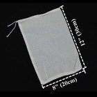 12 x16  Large Reusable Cotton Muslin Drawstring Filter Bags For Soap Herbs Tea