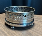 Monarch Plate Brand 13 8 Epns B m  Mounts Wine Bottle Coaster  Candle Holder