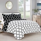 3-piece Moroccan Trellis Reversible Comforter Set