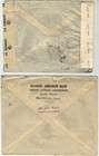 Iraq 2 Covers Including Censored King Ghazi Iraqi Censorship Mark In Violet And