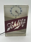 Vintage Schlitz Lighted Clock Light Beer Sign