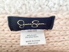 Jessica Simpson Womens Knit Winter Beanie Hat   Scarf Set Blush Pink W Rose Gold