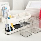 Toothbrush Holder Set Stand With Cup Couples Lovers Toothpaste Storage