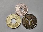 New York City   Nyc Transit Authority  3 Different Subway Tokens