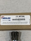 Weiler 90192 Crs Knot Wire End Brush steel 3 4 In  4f709 1 4  Shank Free Ship 