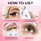 Heated Eyelash Curler Electric Lash Curler White Usb Type-c Fast Heat
