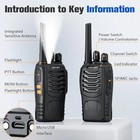 Long Range Walkie Talkie 2 Set 50 Mile Two Way Radio Charge Headset Waterproof