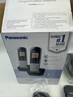 Panasonic   Kx-tgb812 S   Silver Cordless Phone Dect 6 0 1 6  Backlit 2 Handset
