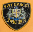 Rideau Township Fire Department Ontario Canada Patch Unused