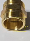 1 In  X 1 In  Tube Od - Straight Union - Brass Compression Fitting 1  X 1  - New