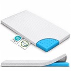 2    Crib Mattress Topper Memory Foam     Waterproof   Breathable Soft Cover -