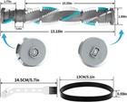 Brush Roll   2 Vacuum Belts Replacement For Bissell 2191 2191u 2191x 1700 17003