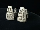 Vintage Navajo Sterling Silver Cufflinks Mens Jewelry Cuff Links
