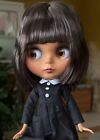 Blythe Doll Brown Hair Matte Face Medium Skin Bjd 4 Color Eyes Collectibles Toys