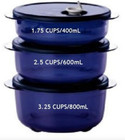 Tupperware Vent   Serve Round Container Microwave Safe Set New
