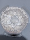 1852 3cs Three Cent Silver Cac Ms 64  pc 666 
