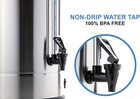 Stainless Steel Percolate Coffee Maker Hot Water Urn For Catering  100-cup 16 L