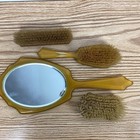 Vintage Art Deco Lucite Dresser Set 8 Pieces