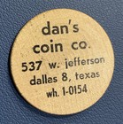 Vintage Wooden Nickel -    dans Coins   