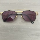 Vintage 90s Nos Swatch Gold Pilot Sunglasses Made In Switzerland 51 18  b57