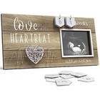 Baby Sonogram Frame With Countdown Weeks - 4 x3  Ultrasound Photo Display - Preg