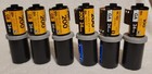 Lot Of 6 Kodak 35mm 24 Exp  Film Rolls 2-100 4-200 Expired