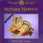 Chippy Beaded Cross Stitch Kit Mill Hill 2015 Autumn Harvest Mh185205