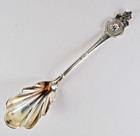 1864 Antique Gorham Sterling Silver Sugar Spoon Cameo Medallion Neo Classical