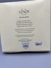 Lenox Set Of 2 Ribbon   Holly Finger Tip Towels Ivory New