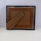 Vintage Framed Christmas Needlepoint Hedgehogs Candy Canes Handmade Art