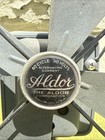 Rare Vintage 1930s Aldor Corp Art Deco Fan Chicago Electric Heart Blade Works
