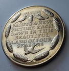 Vintage Kittery Maine 325 Year 1647-1972 Token Medal Silver Colored Uncirculated