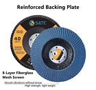 40 Pack 4-1 2  Zirconia Flap Disc 4 5 Inch Grinding Wheels Angel Grinder 40 Grit