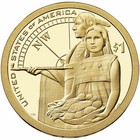 2014 P Native American Indian One Dollar U s  Mint Coin Sacagawea Dollar Money
