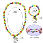 Little Girls Jewelry Sets Kids Jewelry Beaded Necklace Bracelet With Colorful   