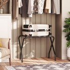 Luggage Rack  Metal Foldable Suitcase Stand For Guest Room  Holds Up To 100 L   