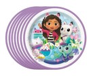 Gabby s Dollhouse Birthday Pack For 16 Includes Plates  Napkins  Table Cover