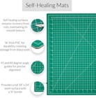 Self Healing Cutting Mat   Rotary Cutter Set     45mm Rotary Cutter For Fabric Wi