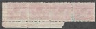 Prc  2 000 Yuan  East China Revenue Stamp  Strip Of 4 W  Some Margin  Used  1949