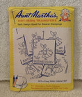 9 Pc Lot  7 Aunt Martha s Hot Iron Transfers - See Details Below - Used Once