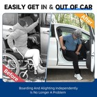 4 In 1 Car Door Handle Assist For Elderly 2pcs - 2pcs  Reddish-black