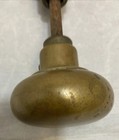 Vintage Brass Door Knobs Set W  Spindle