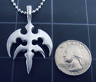 Queensryche Necklace Stainless Ball Chain New Vintage Empire Triryche Pendant