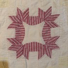 Vintage Churn   Dash  Quilt Multi Color  73    X 60    Antique