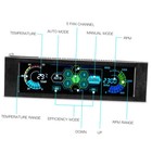 5 25  Pc Front Chassis Panel Touch Screen 5 Fan Controller Temperature Monitor