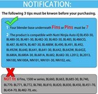 Replacement Extractor Blade For Nutri Ninja 7fin Auto Iq Bl480 Bl482 Bl640 Bl642