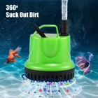 171gph Fish Tank Aquarium Water Changing Remove Dirt 360   Water Suction Pump